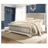 Queen Ashley Realyn Designer Sleigh Bed Queen Ashley Realyn Designer Sleigh Bed