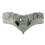 Platinum 1.00 ct Natural Brilliant Diamond Ring