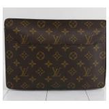 Louis Vuitton Monogram Pochette Homme Clutch Bag