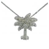 10k Gold 1/3 ct Natural Brilliant Diamond Necklace