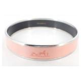 Hermes Pink Caleche Enamel Bangle