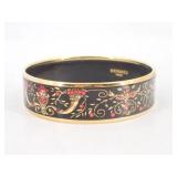 Hermes Wide Enamel Bangle