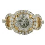 14kt Gold 2.58 ct Round Brilliant Diamond Ring