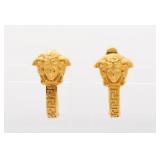 Versace Medusa Cuffs/Tie Clip