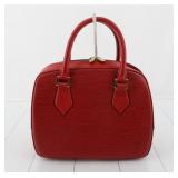 Louis Vuitton Epi Sablons Red Handbag