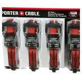 Porter Cable 4 Pack 16  Ratchet Tie Downs Porter Cable 4 Pack 16  Ratchet Tie Downs