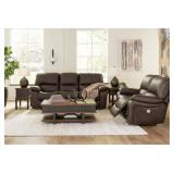 Ashley Leesworth Reclining Power Sofa & Loveseat Ashley Leesworth Reclining Power Sofa & Loveseat