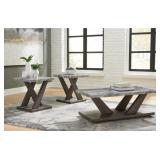 ASHLEY BENSONALE 3-PIECE COFFEE & END TABLE SET ASHLEY BENSONALE 3-PIECE COFFEE & END TABLE SET
