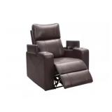 Abbyson Mason Brown PWR Recliner w/ADJ Head Rest Abbyson Mason Brown PWR Recliner w/ADJ Head Rest
