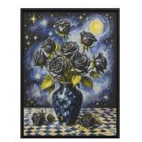 Black Bouquet 2 Framed Canvas Van Gogh LTD Black Bouquet 2 Framed Canvas Van Gogh LTD