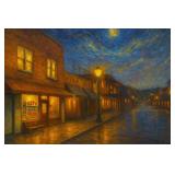 City Barbershop LTD EDT Canvas by Studio Van Gogh City Barbershop LTD EDT Canvas by Studio Van Gogh