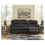 ASHLEY CALDERWELL BLACK POWER RECLINING SOFA ASHLEY CALDERWELL BLACK POWER RECLINING SOFA