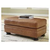 Ashley Carianna Leather Ottoman Ashley Carianna Leather Ottoman