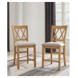 Ashley Havonplane Upholstered Barstool (2/CN) Ashley Havonplane Upholstered Barstool (2/CN)