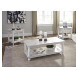 Ashley T488 Antique White 3 pc Coffee & End Tables Ashley T488 Antique White 3 pc Coffee & End Tables