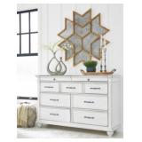 Beautiful Distressed WhiteWash Dresser Base
