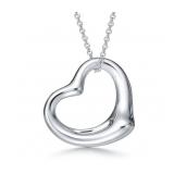 Tiffany & Co Peretti Medium Open Heart Necklace