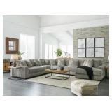 Lindyn Fog 6-Piece Sectional W/ Chaise Lounge