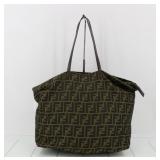 Fendi Zucca Canvas Tote Bag