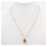 Swarovski Color Stone Necklace