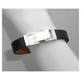 Louis Vuitton Monogram Flower Leather Bracelet