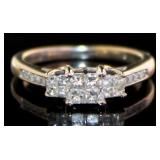 14kt Gold 1/2 ct Natural Brilliant Diamond Ring