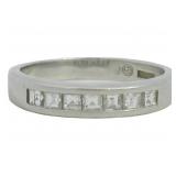 Platinum 1/2 ct Natural VVS Brilliant Diamond Ring