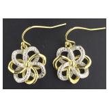 Beautiful Diamond Accent Earrings