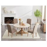 Kodatown Marble Top Table & 4 Chairs
