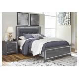 Queen Lodanna 2-PC LED panel Bed & Nightstand Set