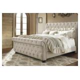 Ashley B43 Large Designer Queen Sleigh Bed
