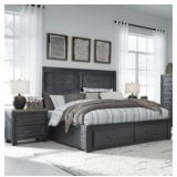 King Foyland Storage Bed & Nightstand Set