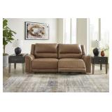 Trasimeno PWR REC Leather Sofa With ADJ Headrest