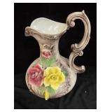 vintage Capodimonte porcelain pitcher vase