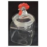 Rooster storage  jar