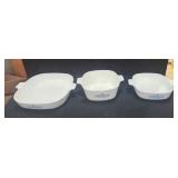 Set of Vintage Corning Ware Blue Cornflower