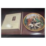 Norman Rockwell  Plate  "Clinching the Deal "