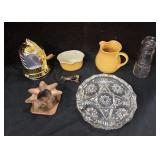 Musical Lighted Ornament, Heavy Crystal, Pitcher..