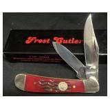Frost Cutlery  Pocket Knife Red Bone 14-950 RPB