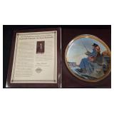 collector plate titled "The Journey Home" by