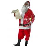 Santa Clause Suit wï¿½  Hat, Beard & Boot Covers