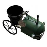 Metal Green Tractor Planter/Pencil Holder