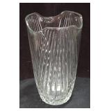 Vintage Italian Cut Crystal Vase