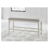 Robbinsdale Antqique White Dining Room Bench