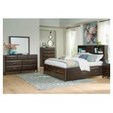King Metropolitan Dark Brown 5-Piece Bedroom Group