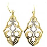 XX-Large Diamond Accent Chandelier Earrings