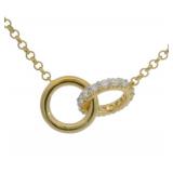 Brilliant 1.00 ct VS Diamond Trinity Necklace