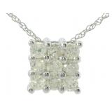 10kt Gold 1/3 ct Natural Diamond Necklace