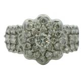 Platinum 1.20 ct Natural Brilliant Diamond Ring