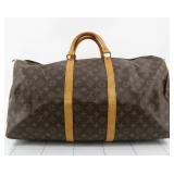 Louis Vuitton Monogram Keepall 55 Boston Bag